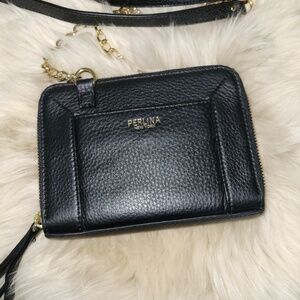 NWOT Perlina Leather Crossbody Wallet